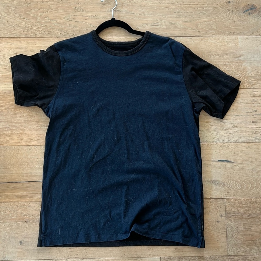 Rag and bone two tone shirt. Navy and black